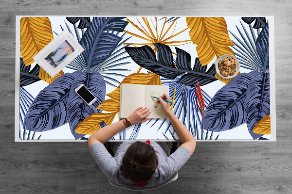 Bureau mat Palm bladeren