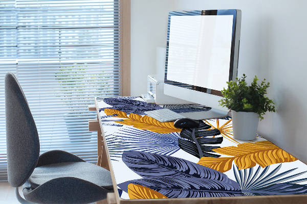 Bureau mat Palm bladeren