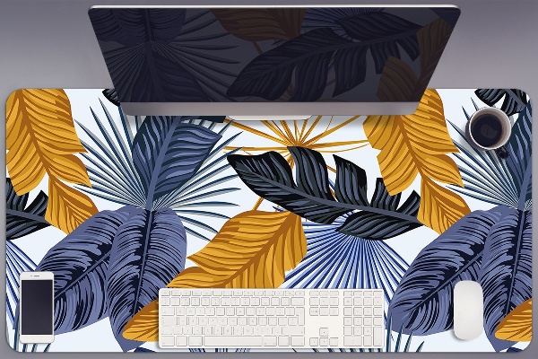Bureau mat Palm bladeren