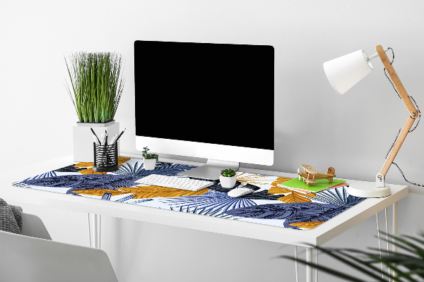 Bureau mat Palm bladeren