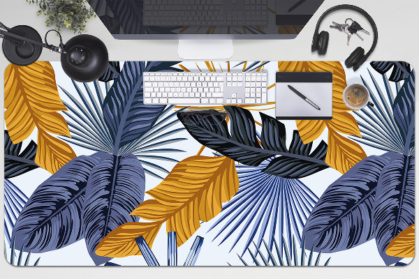 Bureau mat Palm bladeren