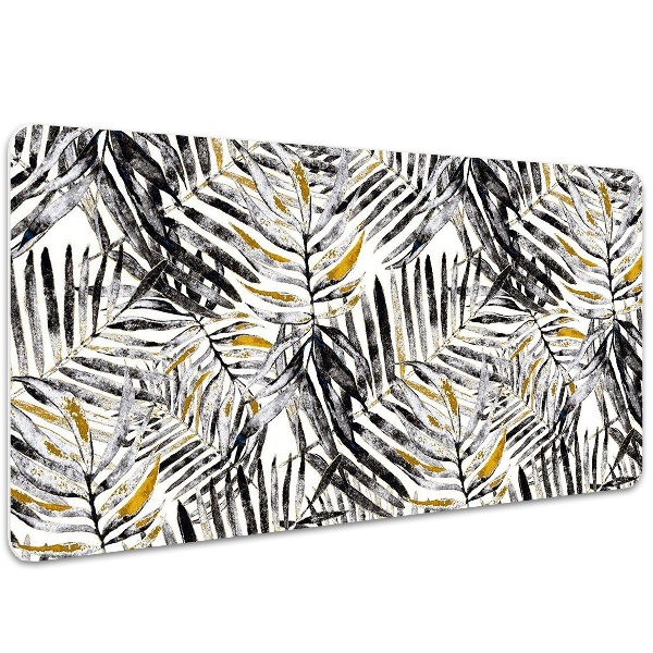 Bureau mat Zwarte bladeren