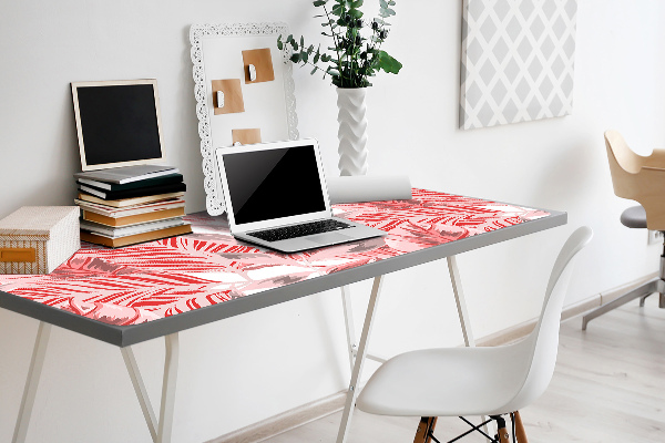 Bureau mat Roze jungle