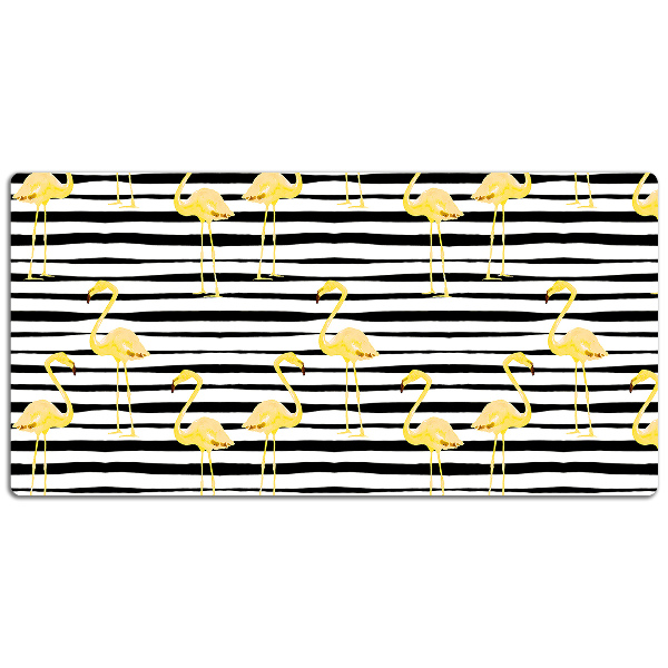 Bureau onderlegger Golden flamingos