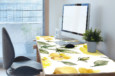 Bureau onderlegger Gele bloemen