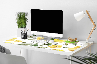 Bureau onderlegger Gele bloemen