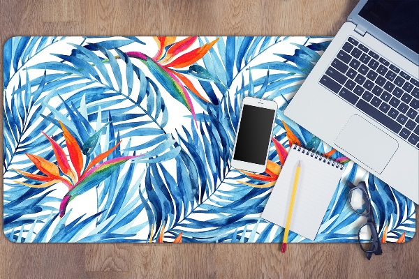 Bureau onderlegger Blauw paradijs