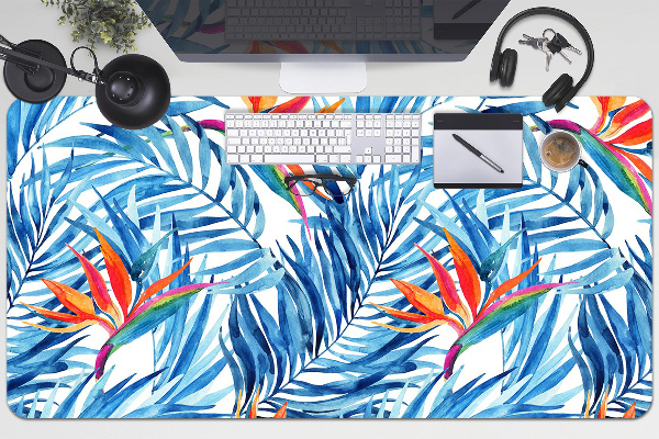 Bureau onderlegger Blauw paradijs