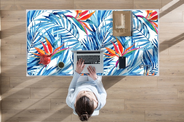 Bureau onderlegger Blauw paradijs