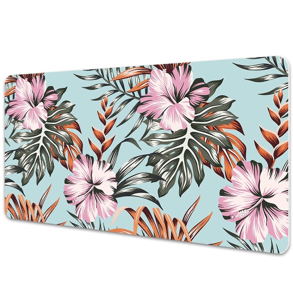Bureau onderlegger Hibiscus bloemen