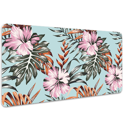 Bureau onderlegger Hibiscus bloemen