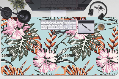 Bureau onderlegger Hibiscus bloemen
