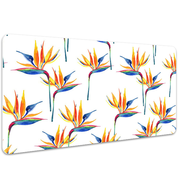 Bureau mat Kleurrijke bloemen