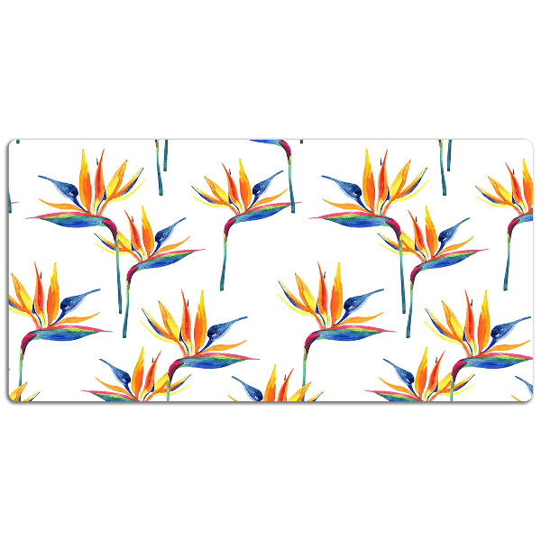 Bureau mat Kleurrijke bloemen