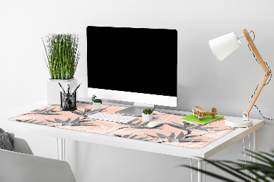 Bureau onderlegger Zwart -witte bloemen