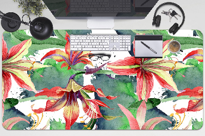 Bureau onderlegger Bloem zwartnica