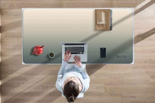 Bureau mat Ombre gradiënt