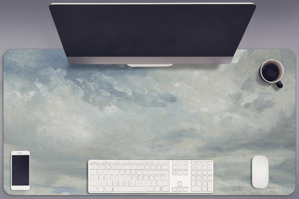 Bureau mat Blauwe wolken