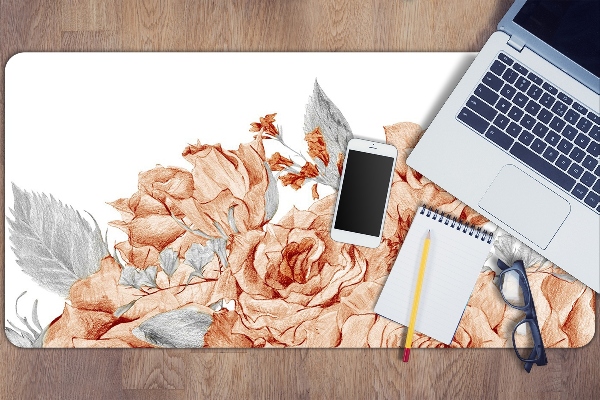 Onderlegger bureau Bloeiende rozen