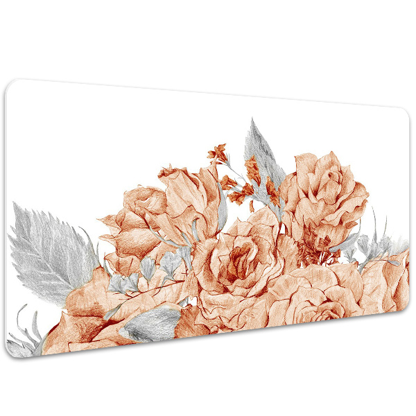 Onderlegger bureau Bloeiende rozen