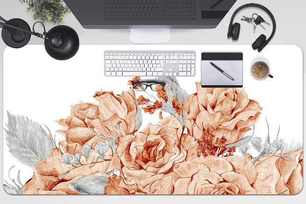 Onderlegger bureau Bloeiende rozen
