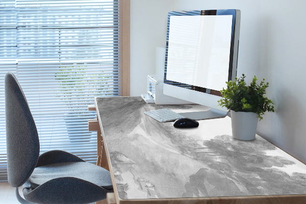 Bureau onderlegger Foto van het dorp