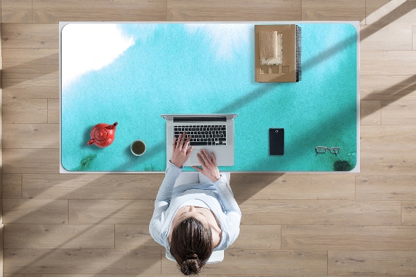 Bureau onderlegger Plaatsen op canvas