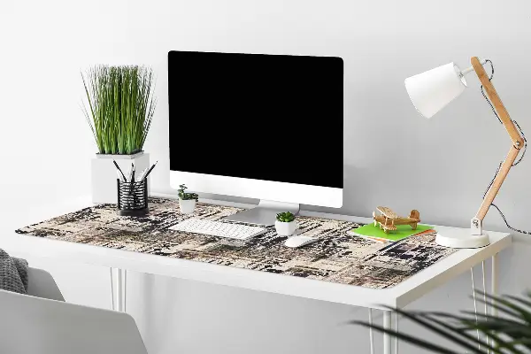 Bureau onderlegger Boho tile style