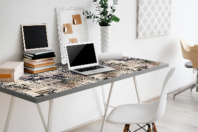 Bureau onderlegger Boho tile style