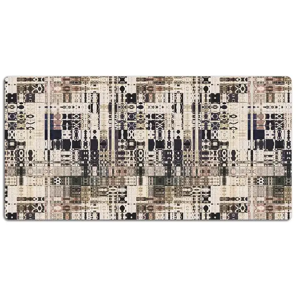 Bureau onderlegger Boho tile style