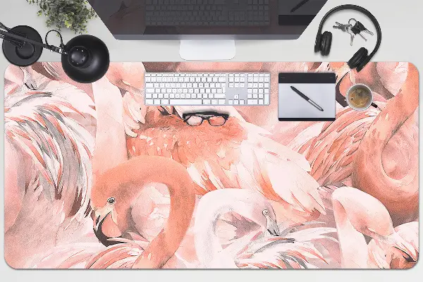 Bureau onderlegger Flamingos