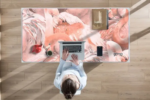 Bureau onderlegger Flamingos
