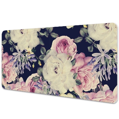 Bureau mat Barokke bloemen