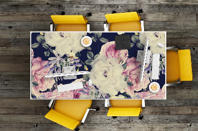 Bureau mat Barokke bloemen