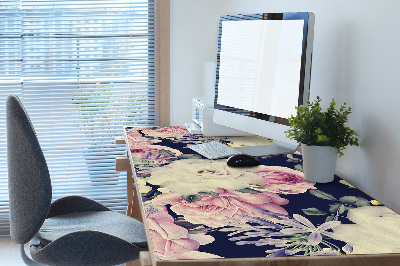 Bureau mat Barokke bloemen