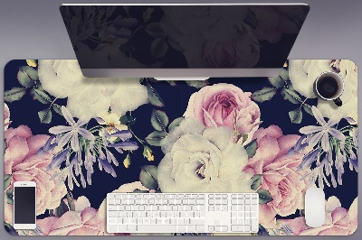 Bureau mat Barokke bloemen