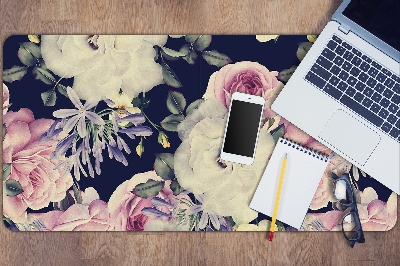 Bureau mat Barokke bloemen