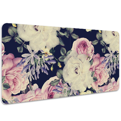 Bureau mat Barokke bloemen