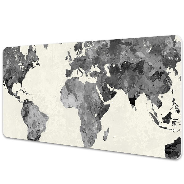 Bureau mat Oude wereldkaart