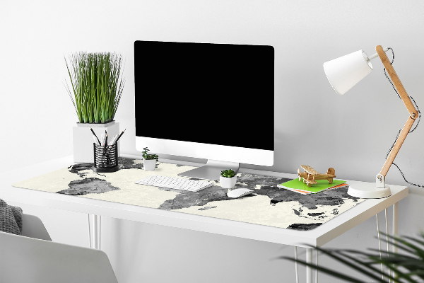 Bureau mat Oude wereldkaart