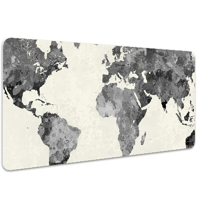 Bureau mat Oude wereldkaart