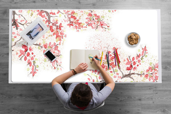 Bureau mat Kersebloesem