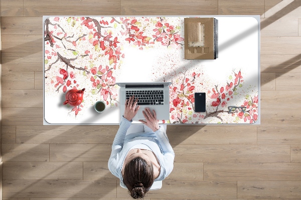Bureau mat Kersebloesem