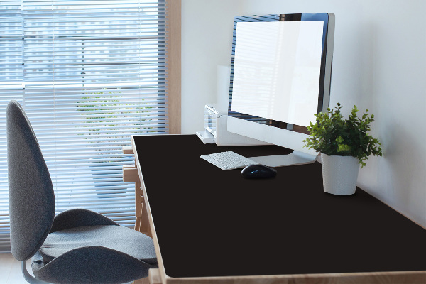Onderlegger bureau Zwart