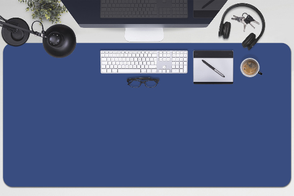 Onderlegger bureau Blauw
