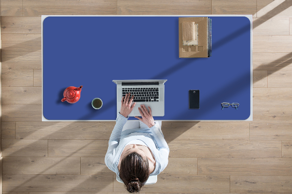 Bureau onderlegger Road blue
