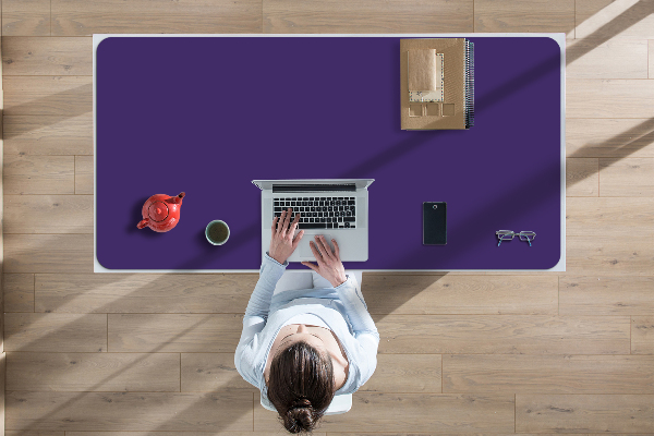 Bureau onderlegger Kobalt