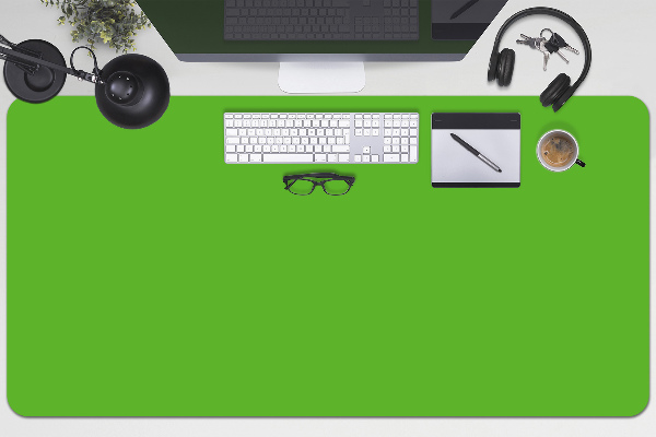 Bureau onderlegger Geel groen