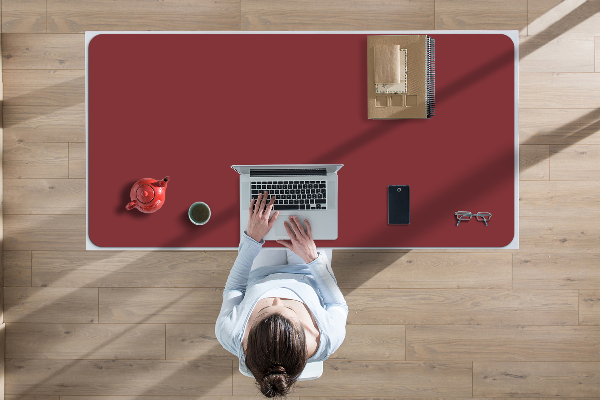 Bureau onderlegger Paars rood