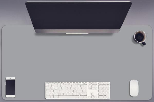Onderlegger bureau Grijs